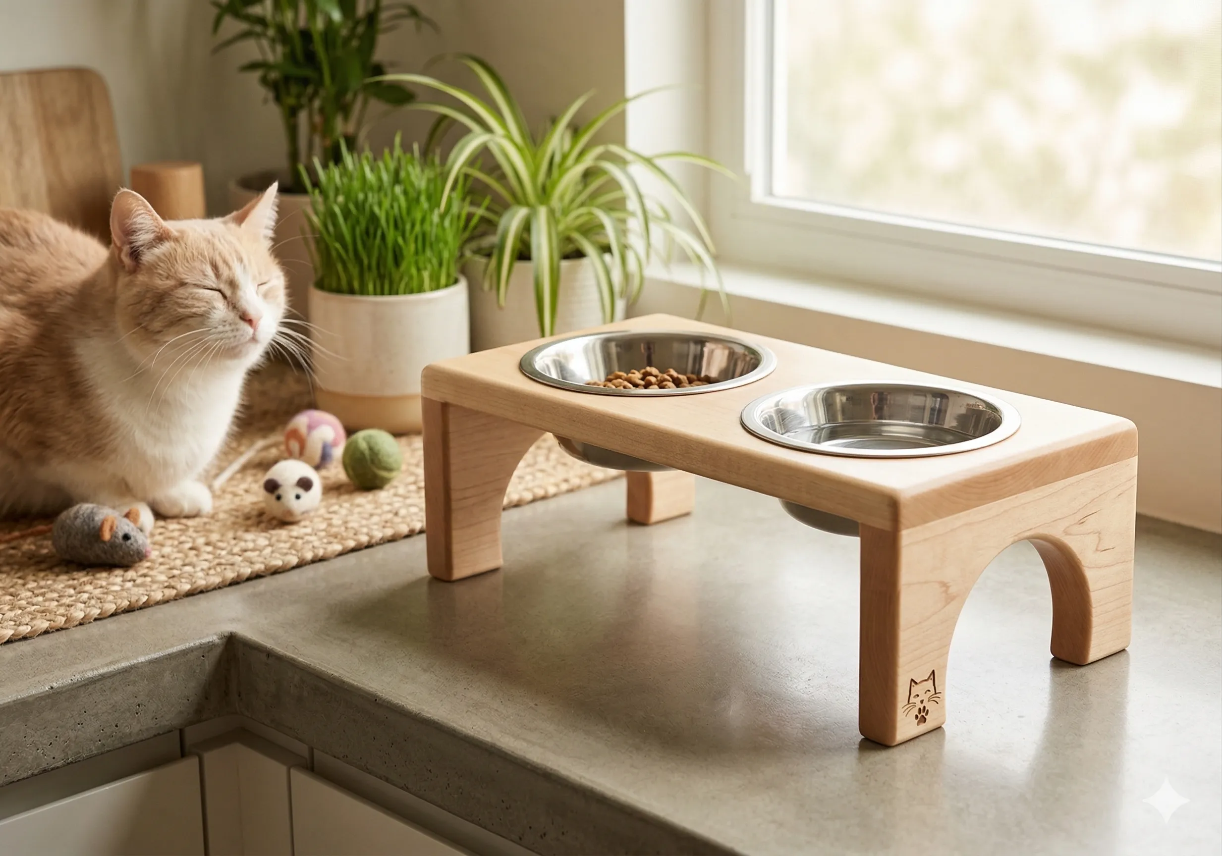 Comedero Nicanor - Mueble para gato